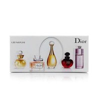 迪奥 女士香水Q版五件套装 快乐之源+甜心小姐+真我+红毒+紫色魅惑 5ml*5