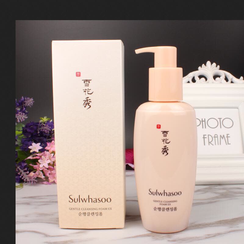 Sulwhasoo 雪花秀 顺行柔和洁颜泡沫200ML 柔滑肌肤深层清洁补水 韩国 洁面乳 保湿补水 各种肤质 通用图片