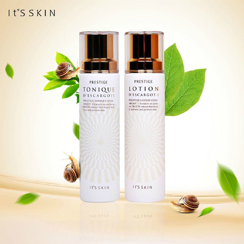 It‘s Skin 伊思活肤晶钻蜗牛爽肤水+乳液两件套装 清爽型 140ml+140ml 韩国进口