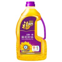 中粮我买网 福临门 压榨葵花籽油 食用油 1.8L瓶装