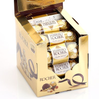 【中粮海外直采】费列罗榛果威化巧克力3粒 16条装FERRERO ROCHER