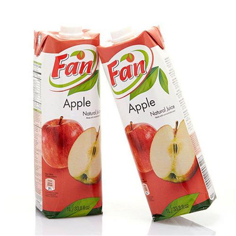 【中粮我买网】Fan纯果芬苹果汁1L*12（塞浦路斯进口 盒）图片