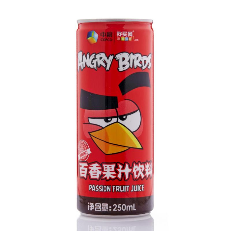 【中粮我买网】愤怒的小鸟百香果汁饮料250ml