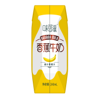 【中粮我买网】伊利味可滋香蕉牛奶240ml*12/箱