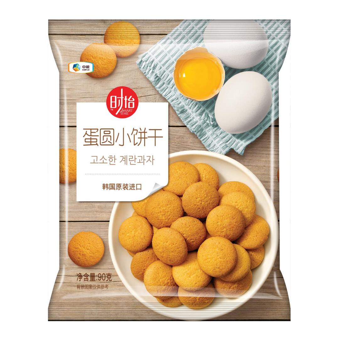 [中粮我买网][韩国原装进口]时怡蛋圆小饼干 90g