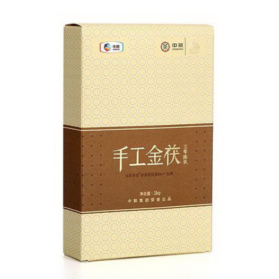 【中粮我买网】 中茶 百年木仓黑茶1kg 3年陈手工金茯