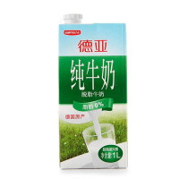 [中粮我买网]德亚脱脂牛奶1L(德国进口 盒)