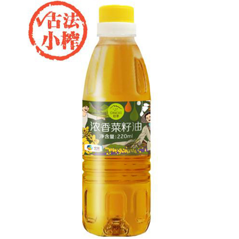 [当季新榨]中粮初萃 浓香菜籽油220ml