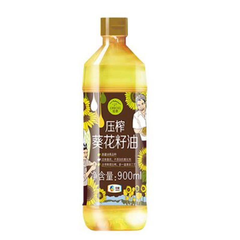 中粮初萃 压榨葵花籽油900ml图片