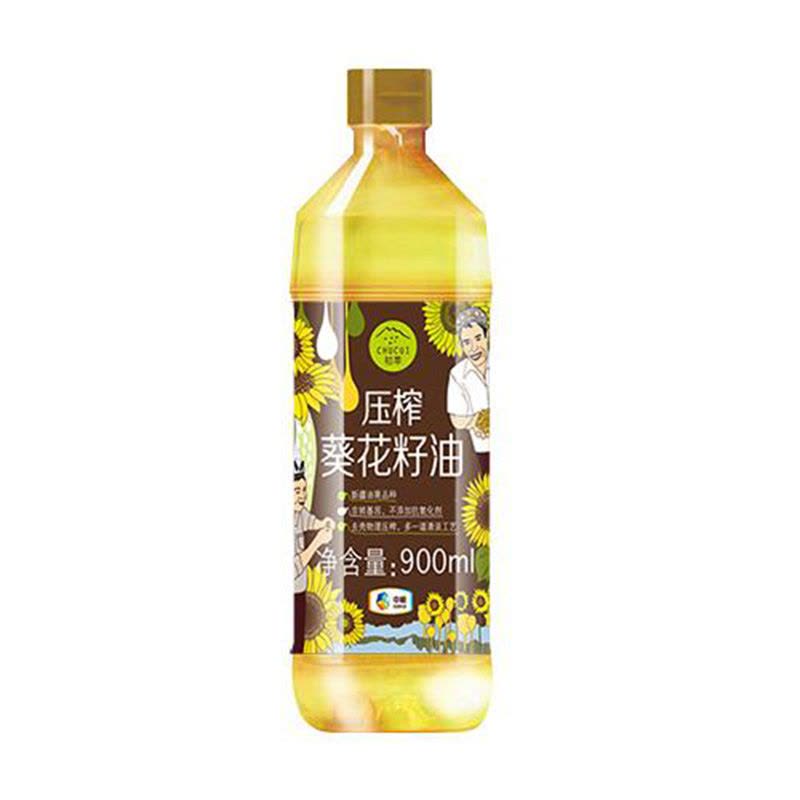 中粮初萃 压榨葵花籽油900ml图片