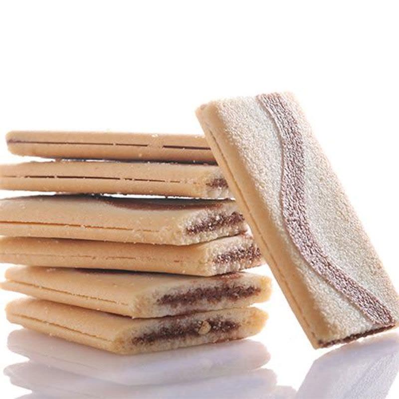 【中粮海外直采】三立巧克力夹心薄酥饼干107.8g（日本进口 盒）图片