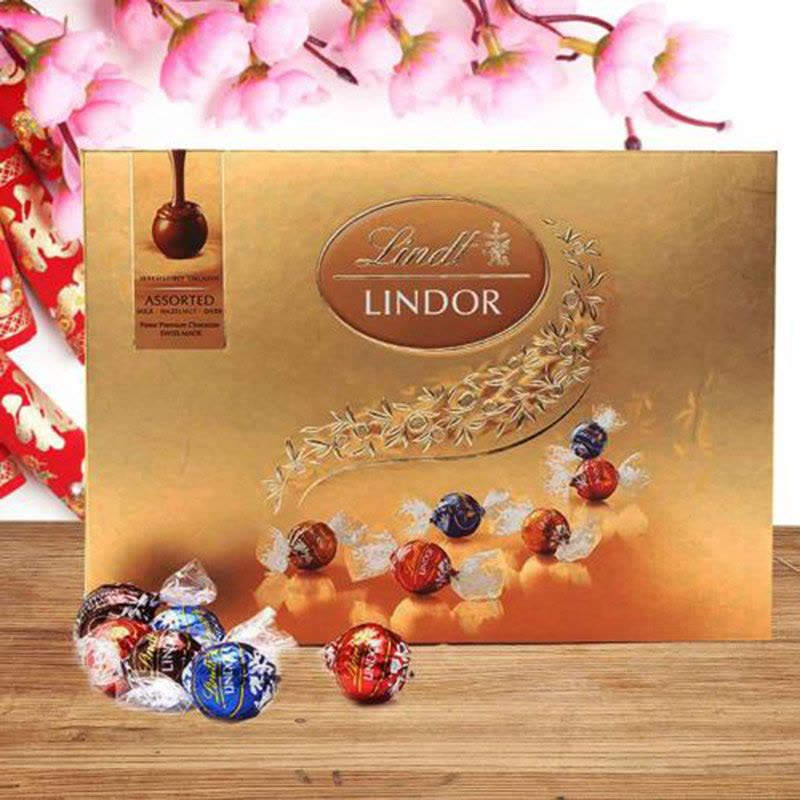 【中粮海外直采】LINDTLindt瑞士莲软心精选巧克力14粒168g图片