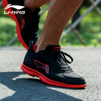 李宁(LI-NING)男鞋跑步鞋春秋轻便减震透气防滑舒适慢跑鞋男运动鞋简约休闲鞋