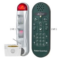 慑力(safestnet)雷达眼V500 家用无线防盗报警器 安防报警系统 套餐4雷达眼V500*5主机B1护窗雷达*1