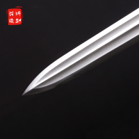 铸剑谷精品 汉龙越王剑 86厘米 宝剑龙泉 古朴典范 传统工艺 未开刃 金色 双槽花纹钢