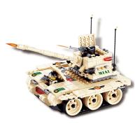 JIE-STAR 杰星乐高式积木 艾布拉姆斯坦克 29010