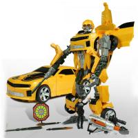 第三代变形金刚大黄蜂 超变机器人声光功能 男孩玩具 6677