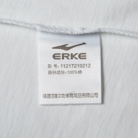 鸿星尔克ERKE男士新款透气吸汗短袖11217219212