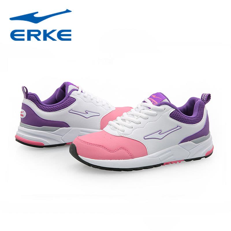 鸿星尔克ERKE运动鞋子女士休闲跑鞋轻便复古女鞋跑步鞋图片