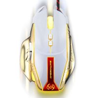 蝙蝠骑士S3300金瞳妖蝠CF电竞LOL有线电脑发光七彩笔记本游戏鼠标 S3300