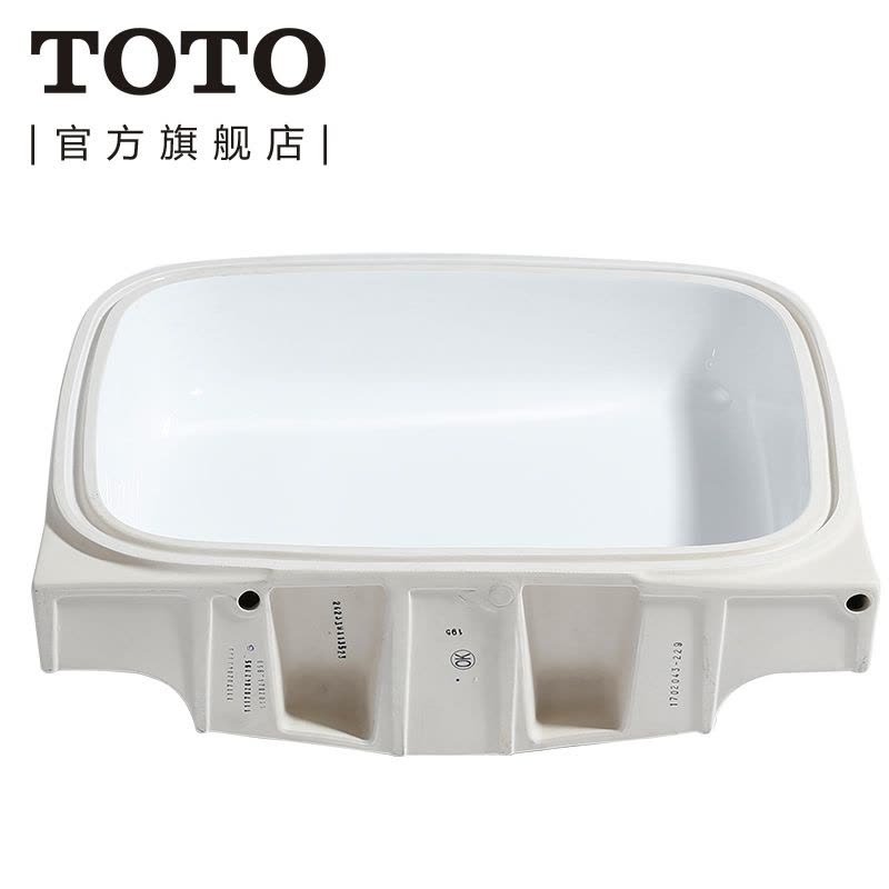 TOTO卫浴 正品台下盆卫生间洗脸盆洗手盆陶瓷面盆L765EB+TLS03301图片