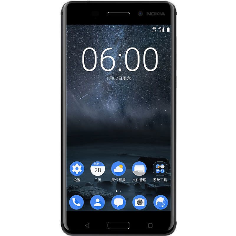 诺基亚6 (Nokia6) 4GB+64GB 黑色 双卡双待 移动联通电信全网通4G手机图片