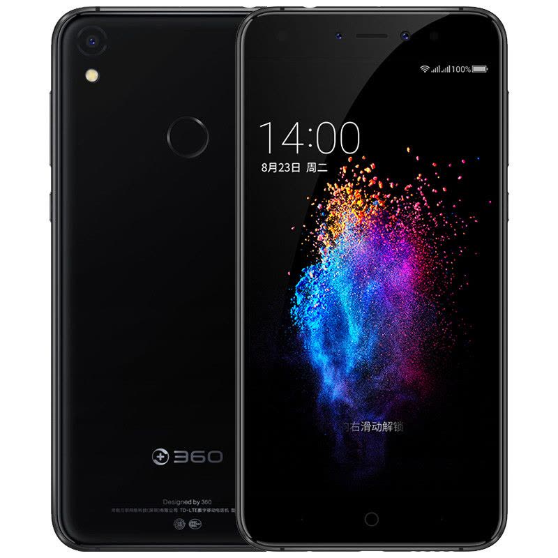 360手机 N5s 6GB+128GB 尊享版 幻影黑 全网通4G 双卡双待图片