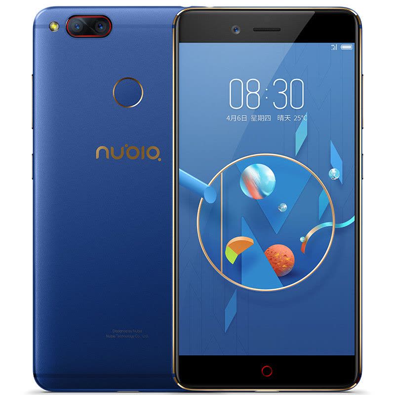 努比亚(nubia) Z17mini 极光蓝 4GB+64GB 全网通 移动联通电信4G手机 双卡双待图片