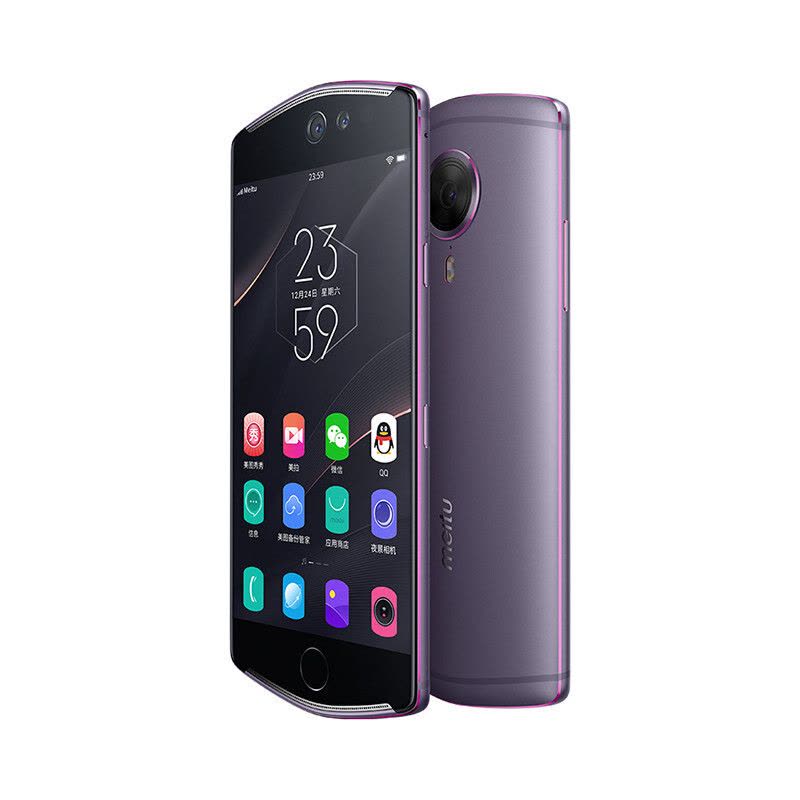 Meitu 美图T8s（MP1701）4GB+128GB 暗夜紫 自拍美颜 全网通 移动联通电信4G手机 美图手机图片
