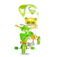 多宝爱正品，儿童小孩 手推车 宝宝幼儿 儿童三轮车 宝宝幼儿脚踏车 绿色