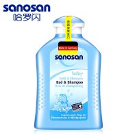 哈罗闪(sanosan)婴儿二合一沐浴洗发露200ml(德国原装进口)