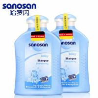 哈罗闪sanosan婴儿洗发露200ml*2德国原装进口/无泪配方/宝宝头发柔润顺滑