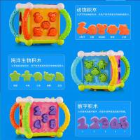 优代趣味益智六面音乐盒 多功能形状配对积木玩具音乐早教多种图案