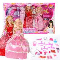 迪邦 公主芭比娃娃套装礼盒套装 6812非真眼 6关节
