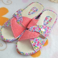 胜利拓 2014年新款棉拖鞋 女冬季家居拖鞋 室内居家保暖鞋防滑厚底秋冬