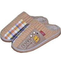 胜利拓 2014冬季爆款情侣棉拖鞋加厚保暖木地板室内外居家保暖棉拖