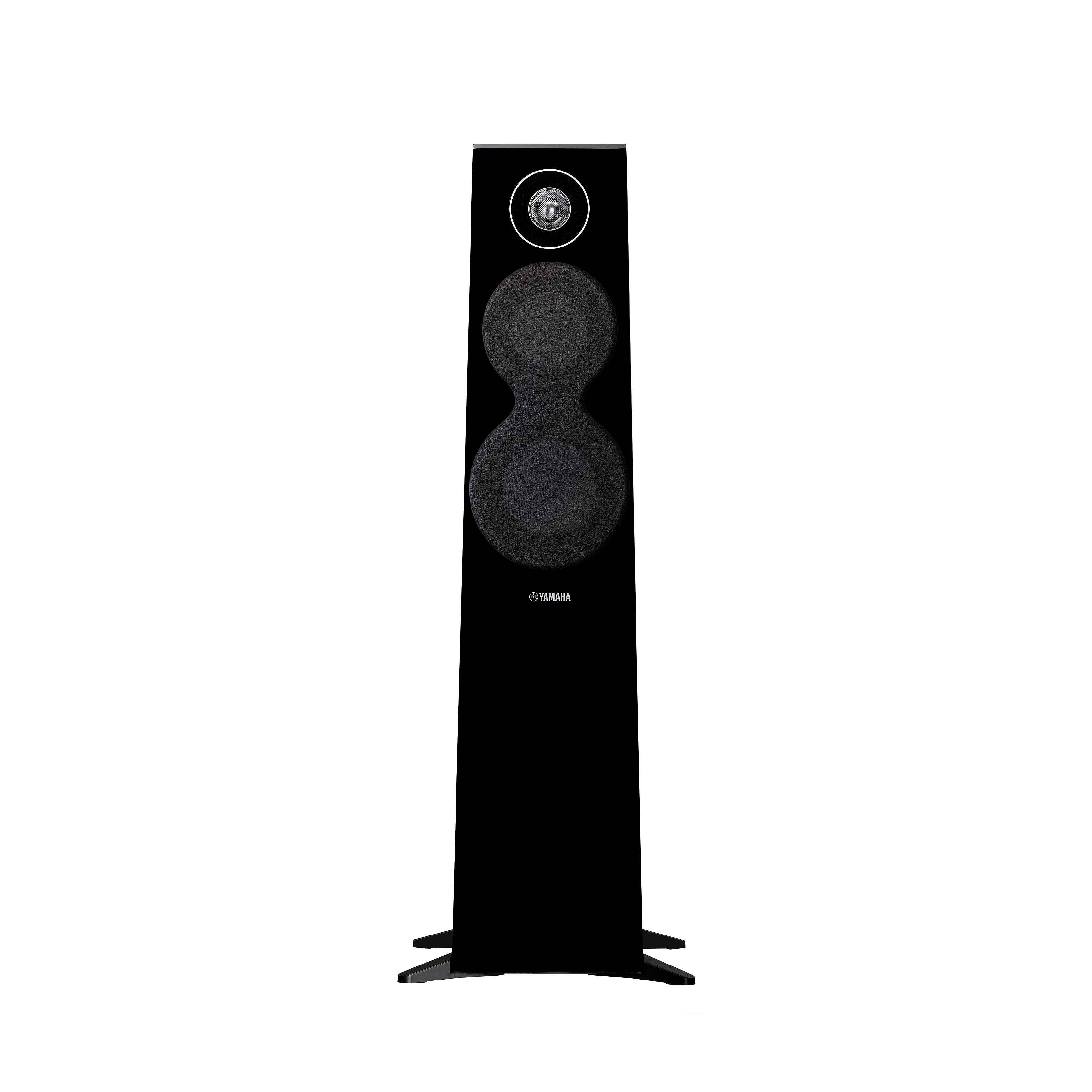 雅马哈(YAMAHA) NS-F700落地音箱 2.0声道落地音箱 hifi钢琴漆黑色AV音箱 家用音响设备(钢琴漆黑)