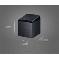 Onkyo/安桥 SKH-410 杜比认证全景声扬声器 反射式AV音箱2.0声道环绕音箱音响 黑色 一对