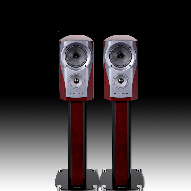 美声(mission) 792se 书架音箱2.0声道 HIFI音箱音响(红色钢琴漆)