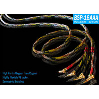 雅堡(YARBO) BSP-16AAA 16芯编织镀银箔 音箱线喇叭线 2.5米