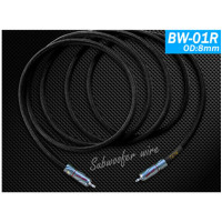 雅堡(YARBO) BW-01R 重低音炮线镀铑白金头 2.5米