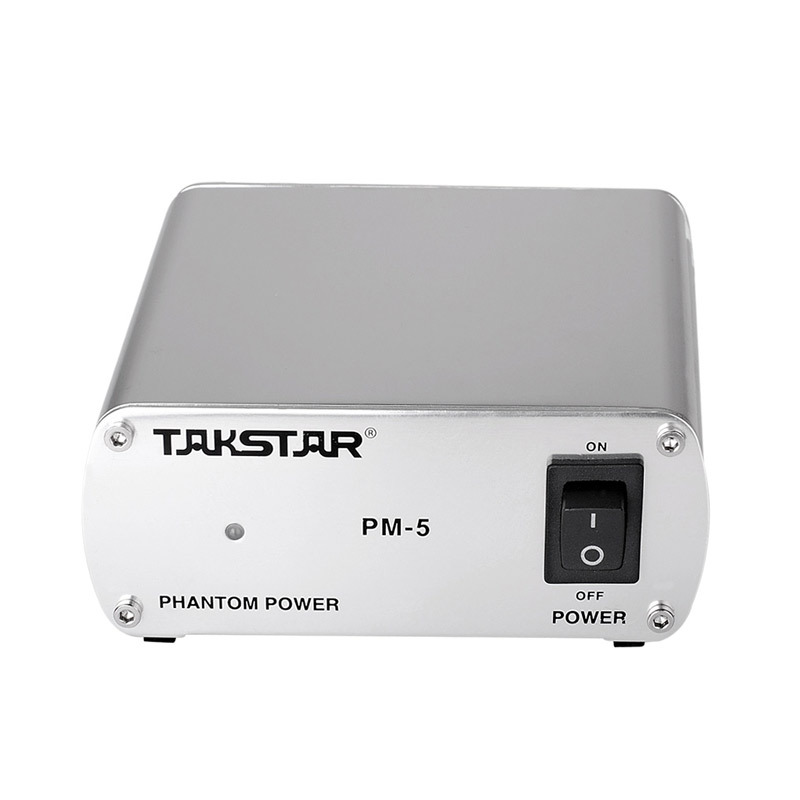 Takstar/得胜 PM-5 幻象电源 48V电源 电容麦电源 专业话筒电源