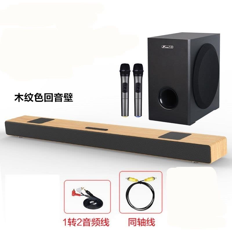 JY AUDIO/万音 A9K+S8 5.1声道回音壁电视音响无线话筒家用K歌音响套餐图片