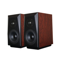 Winner/天逸 童笛S2音箱 TD-S2发烧HIFI音箱原木箱体音箱AV音箱2.0声道桌面式对箱家用音响设备