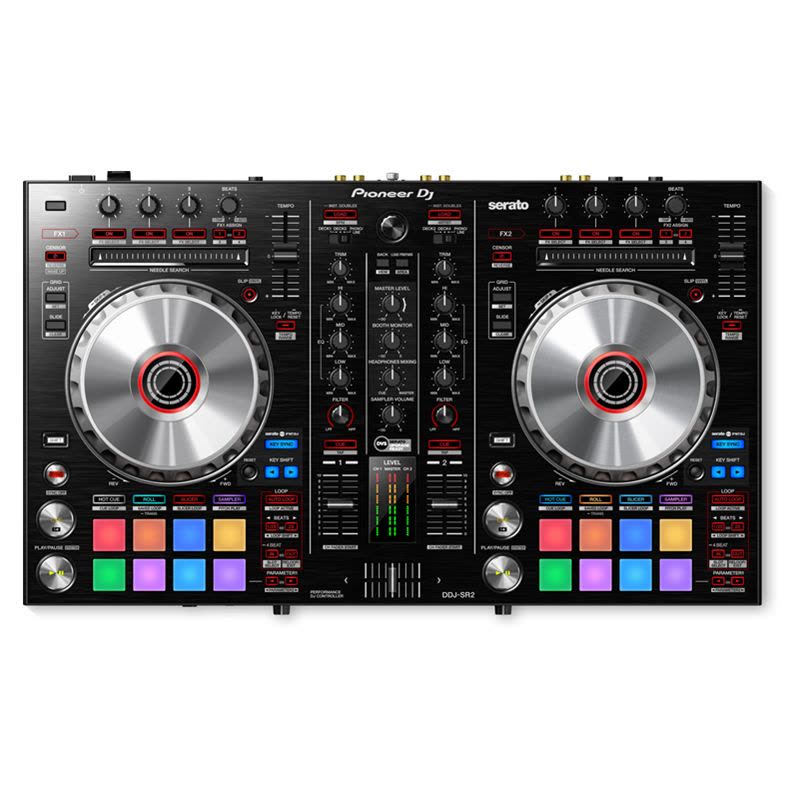 先锋(PIONEER) DDJ-SR2 DJ控制器 打碟机 DJ音响设备 金属材质搭配调音台图片