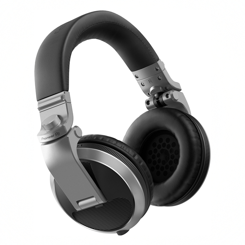 先锋(PIONEER) HDJ-X5家用发烧HIFI 耳机银色DJ耳机头戴式耳机DJ音响设备(黑色银色可选请备注)