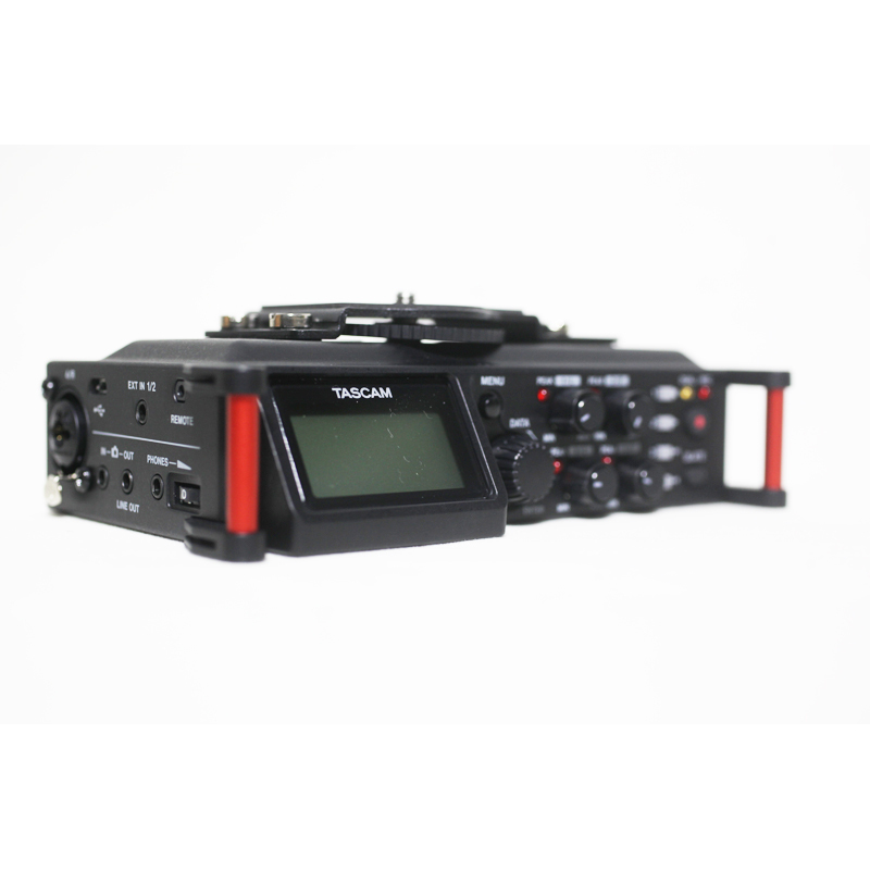 TASCAM/达斯冠 DR-70D 单反相机微电影录音机 4音轨线性PCM录音工程音响专业音响设备会议系统录音