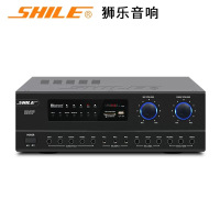 狮乐(SHILE) AV-108 专业蓝牙定阻功放机 家庭卡拉ok功率放大器会议室大功率功放机