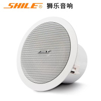 狮乐(SHILE) BX-206 定阻同轴吸顶喇叭6.5英寸会议室客厅门店商铺嵌入式吸顶音响 BX-206吸顶喇叭一只