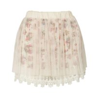 秋水伊人2015甜美镂空钩花网纱蓬蓬半身裙A256 122209041